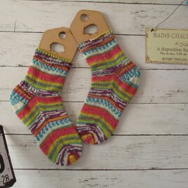 　冷え取りソックス ショートタイプ　Opal Wirbelwind 11474