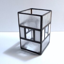 昭和期のガラス戸ふうペン立て B