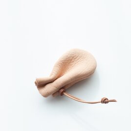 鹿革巾着　224400