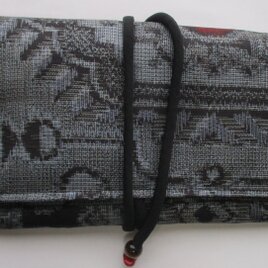 【dede756様確認用】大島紬　ボックスポーチ（ハンドメイド）和風 dede756様確認用】大島紬 ボックスポーチ（ハンドメイド）和風 dede756