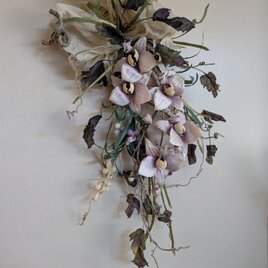 インテリアｽﾜｯｸﾞ（こちょうらんとブドウ）Ｉ32