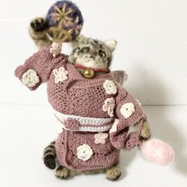 受注制作☆羊毛フェルトのスナネコ赤ちゃん | iichi 日々の暮らしを