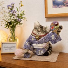 受注制作☆羊毛フェルトのスナネコ赤ちゃん | iichi 日々の暮らしを