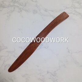 72201バターナイフ小(カリン材)