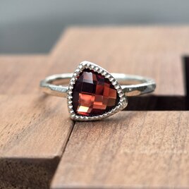 ルチルクォーツ × ラピスラズリ SQ カボション ダブレット シルバー