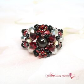 天然石リングS＊11号＊ガーネット