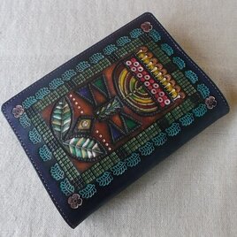 ほぼ日手帳対応 牛革文庫サイズ手帳 刻印＆拭き染め | iichi 日々の