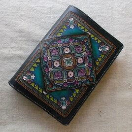 レザークラフト長財布（マチ付き） 蝶々 | iichi 日々の暮らしを