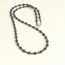 オニキスロングネックレス