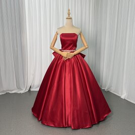 カラードレス 水色 キラキラ光る刺繍 ロングドレス パーティードレス