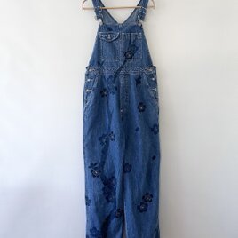 【手描き】桜の大木　USEDオーバーオール