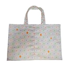 ビッグトートバッグ_着物をリメイクしたたためる和のトートバッグ（01673）