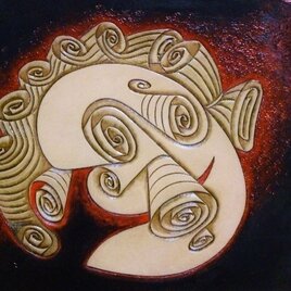 ★10周年感謝セール！5000円OFF　革絵・ペルソナ(仮面)