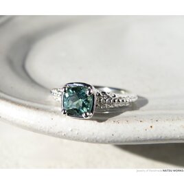ブルーグリーン トルマリン リング / Blue Green Tourmaline Ring 221