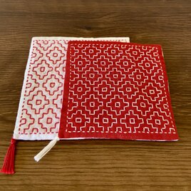 刺し子♡ふきん(急須のお座布団)