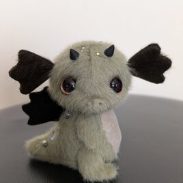 ミニチュアドール☆ぬいぐるみ☆ドラゴン☆グリーン