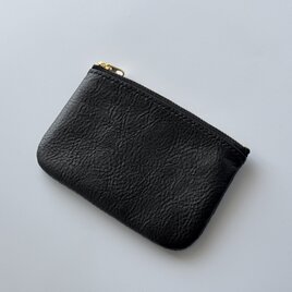 ファスナーポーチ ｜ 兵庫県産牛革 ( アマンダオイル )