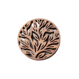 【木ｔｃｈ】クルミの木・ブローチ 永遠の森