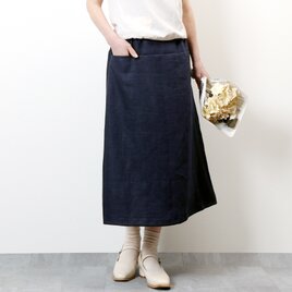 #529シンプルスカート(ネイビー)