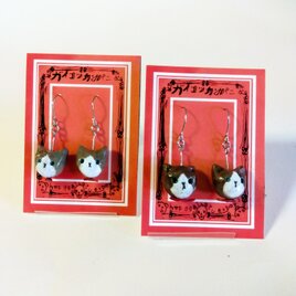 茶白猫さんのU字チタンピアス