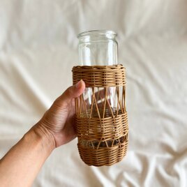 ラタン（籐）の花瓶　