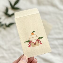 小さな封筒•鏡餅