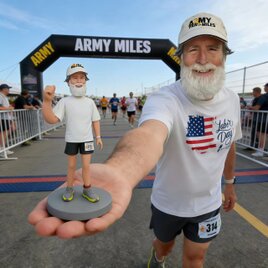 還暦祝い 誕生日プレゼント 男性 父 お父さん オーダーメイド 似顔絵 人形  写真から 肖像画 フィギュア 父の日 長寿のお祝