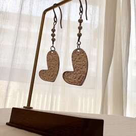 シルバーハートのピアス