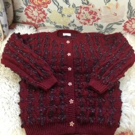 木苺のカーディガン