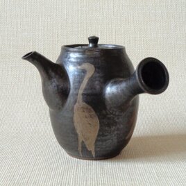 注器（銀彩鶴紋b）