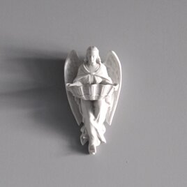 天使 ベニティエ 聖水盤 宗教 ビスク フランス アンティーク 0502292