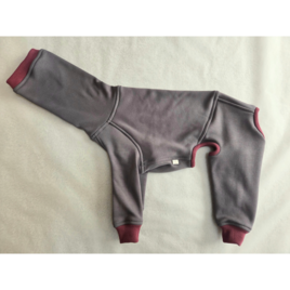 犬服　Ｋ様オーダーメイド品：ウィペット用BOMBER HEATフルスーツ