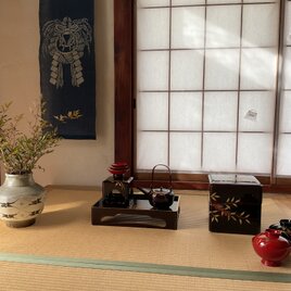 藍染　正月飾り　しめ縄　大サイズ