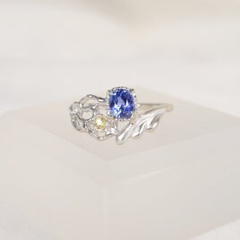 2種のサファイアのリング silver925 13号(サイズ直し可)