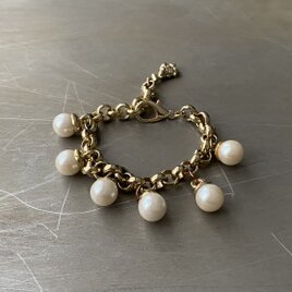 Vintage 70s-80s USA retro swing pearl bracelet