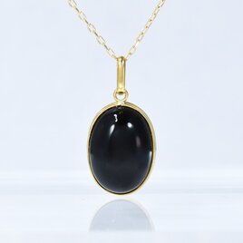 K18 オニキス ペンダントトップ CI008CIBSN