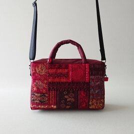 WINE MOSAIC FRANCE RIBBON 2WAY MINI BAG