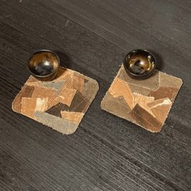 柿渋染めペアマットK25106