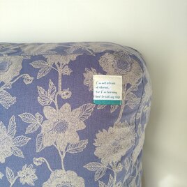 掛け布団クッションカバー 青藤 シングル セミダブル