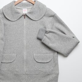 ♡スウェットラウンドカラーブルゾン