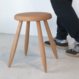 粘り強く椅子に最適のブナ材 高寿命のスツール 【即納】/店舗/椅子/サイドテーブル/カフェや飲食店にも