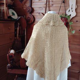 大判三角ショール