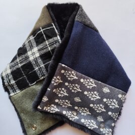 6color男女兼用ラビットファーネックウォーマー　25-04