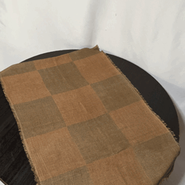 大人シック 熟成柿渋染めストールK25108