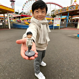 子ども 誕生日プレゼント、出産祝い 妊婦　男の子 女の子 オーダーメイド 似顔絵 人形、赤ちゃん・ベビー 写真 から フィギュア