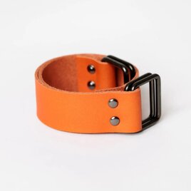 風呂敷レザーストラップ オレンジ