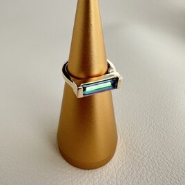45 Baguette Ring-Mystic Topaz(Blue/Green)