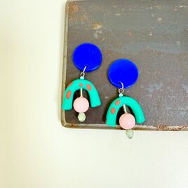 (一点物)   colorful plastic＋antique beads