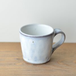 象嵌マグカップ 1 わら灰釉