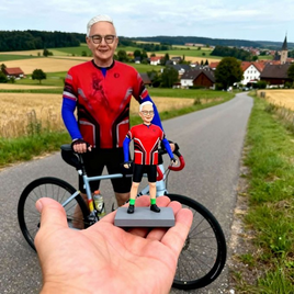 レーシングライド 好き 誕生日 プレゼント、オーダーメイド 写真から作る 似顔絵 人形, オリジナル 肖像画 置物 フィギュ